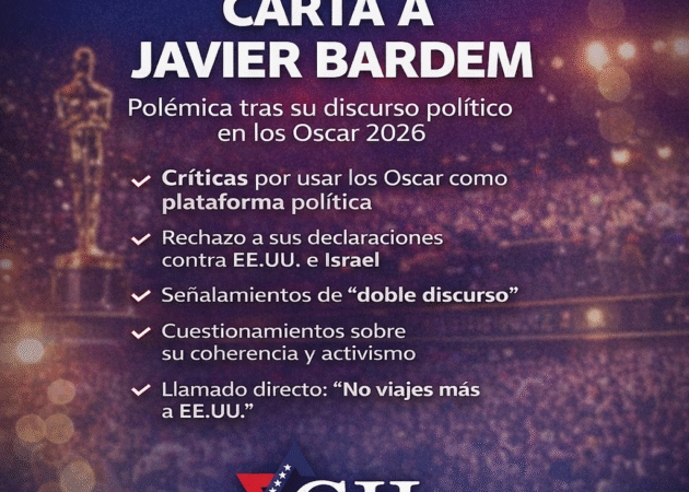 Carta a Javier Bardem